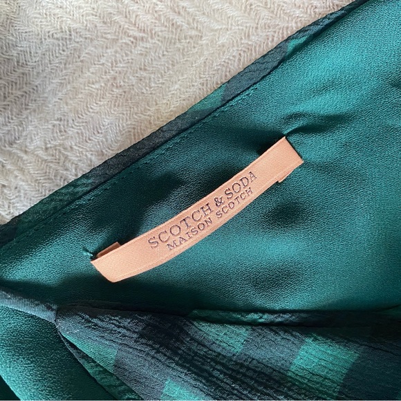 Checkered green and black maxi dress - Picture 3 of 6